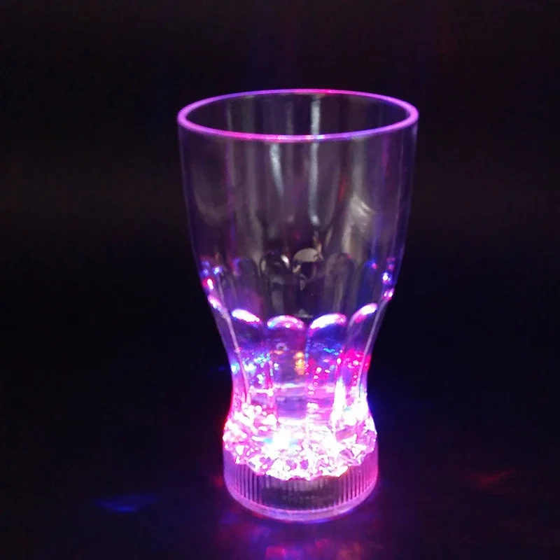 LED Flashing Cup Sensor Light Up Mug Wine Beer Whisky Milk Tea Shot Drink Glow Christmas Party Bar Club Birthday Supplies