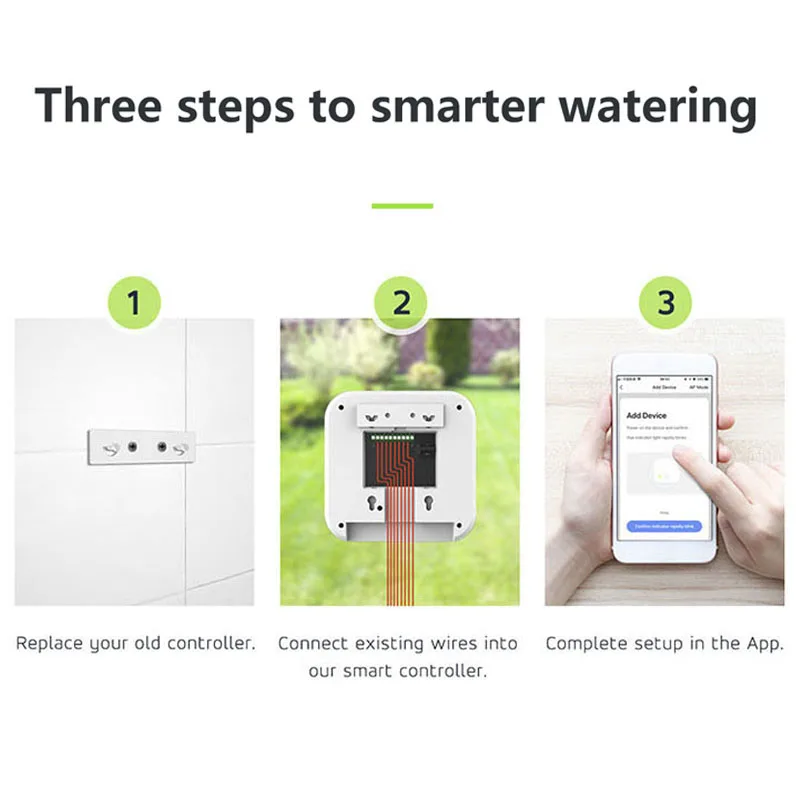 4/6/8-zone Smart Garden Irrigation Controller WiFi Watering Timer Irrigation Water Solenoid Valve Programmable Drip Water System