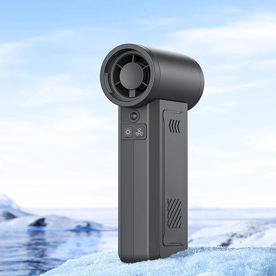 

Violent Turbo Fan Электрический двигатель Охлаждающий вентилятор Портативный автомобильный очиститель 8000 мАч Перезаряжаемый ручной вентилятор Вентиляция