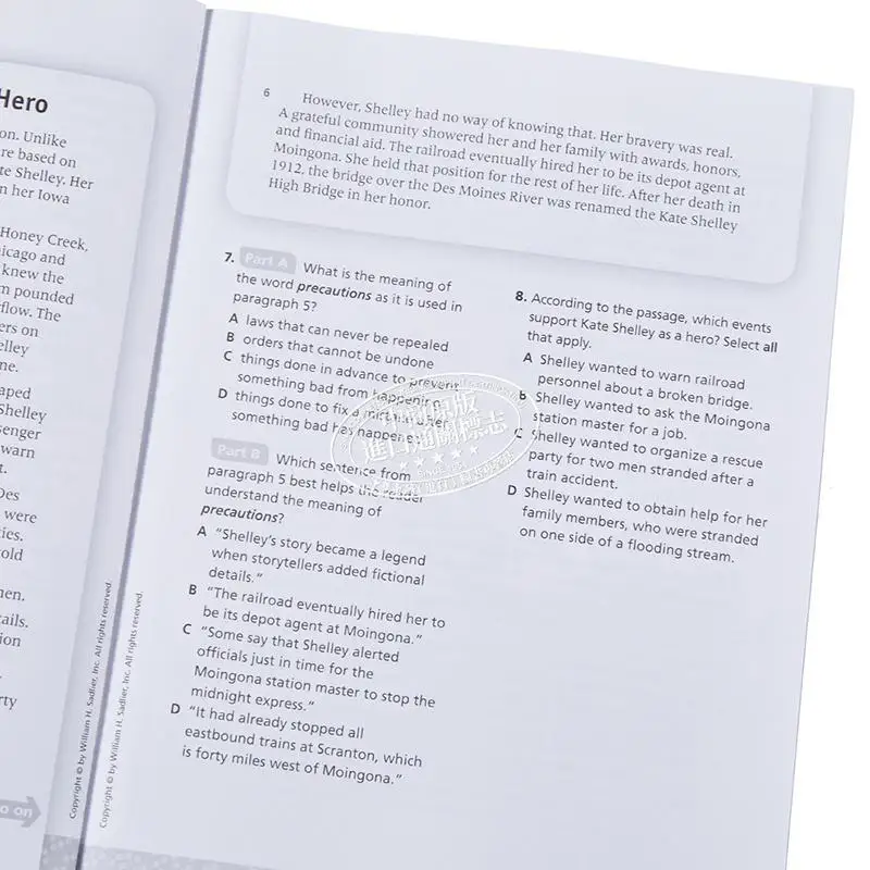 التقدم فنون اللغة الإنجليزية ELA 2022 مراقبة التقدم المستوى D Sadlier Sadlier 9781421719443 كتاب #4