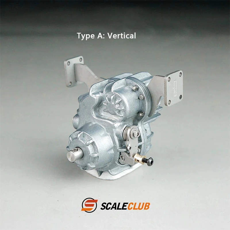 ScaleClub 1/14 ciężarówka wywrotka centralny mechanizm różnicowy blokada paska split box