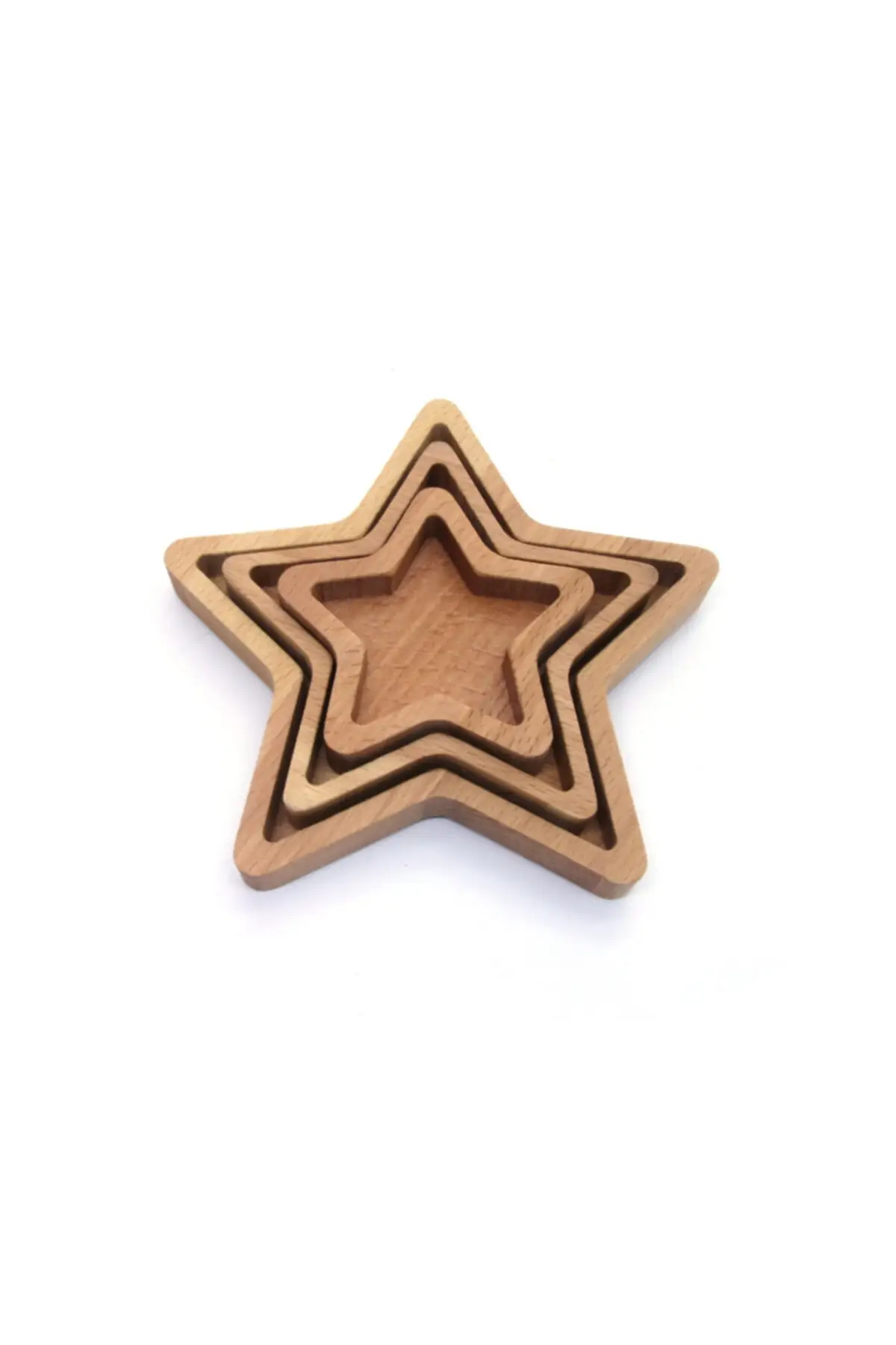 Dekorasi Solid Seri Bintang Set Makanan Ringan 8 + 12 + 17Cm Objek Presentasi