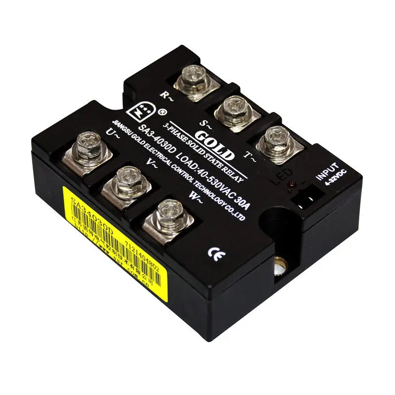 

1PCS FOR Solid State Relay, Three Phase SA3-4060D SA34080D SA40100D SA34040D GOLD