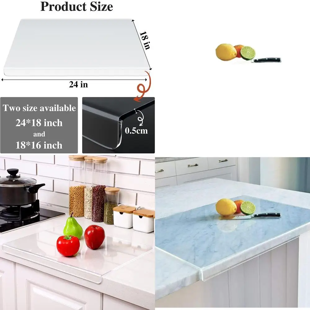 

Non-Slip 24x18 Kitchen Cutting Board with Lip