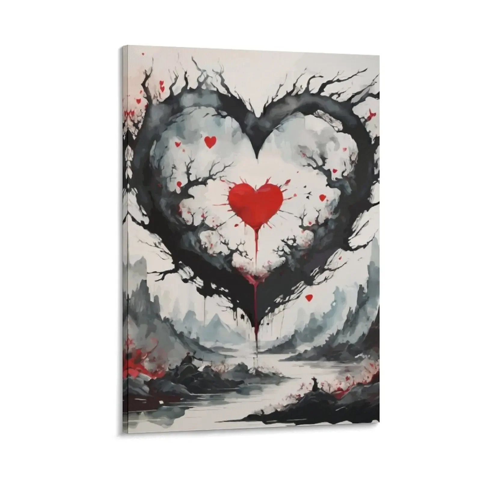 

The Heart Beneath The Heart Canvas Painting Home decoration decoration aesthetic decorative wall poster