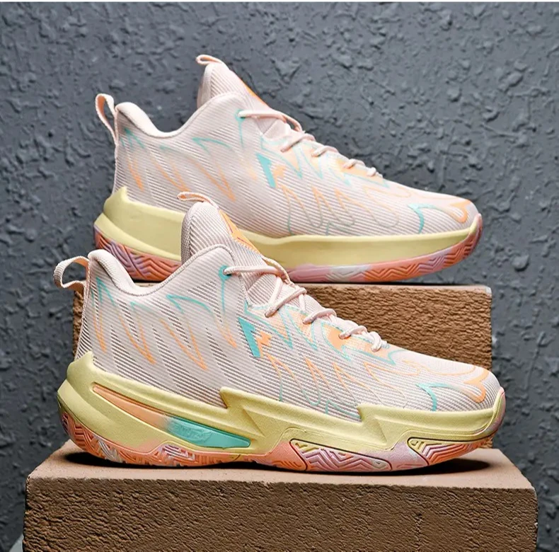 

Children's and teenagers' basketball shoes are trendy, with light and comfortable uppers sneakers men