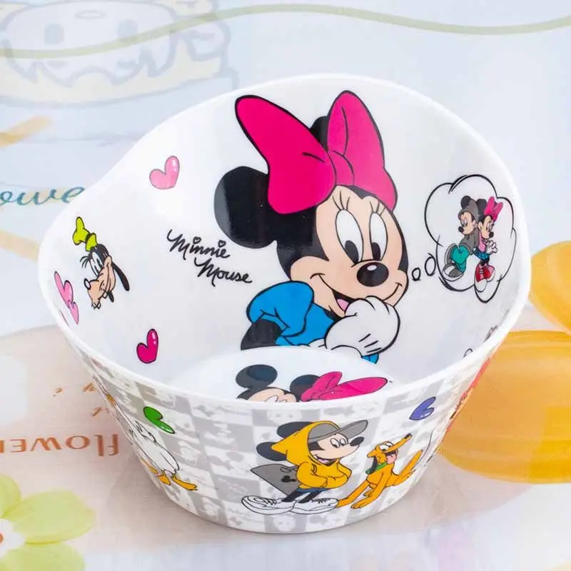 Disney kawaii Mickey Minnie nuovo cartone animato per bambini creativo antiscottatura e anticaduta artefatto da tavola carino per bambini di qualità alimentare