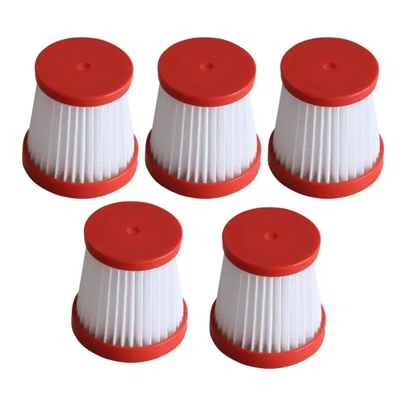 MYdaY- 5 Pcs Hepa Filter for Deerma VC01 / VC01 Max Vacuum Cleaner Accessories Filter Mesh Hypa Filter elements Replacement