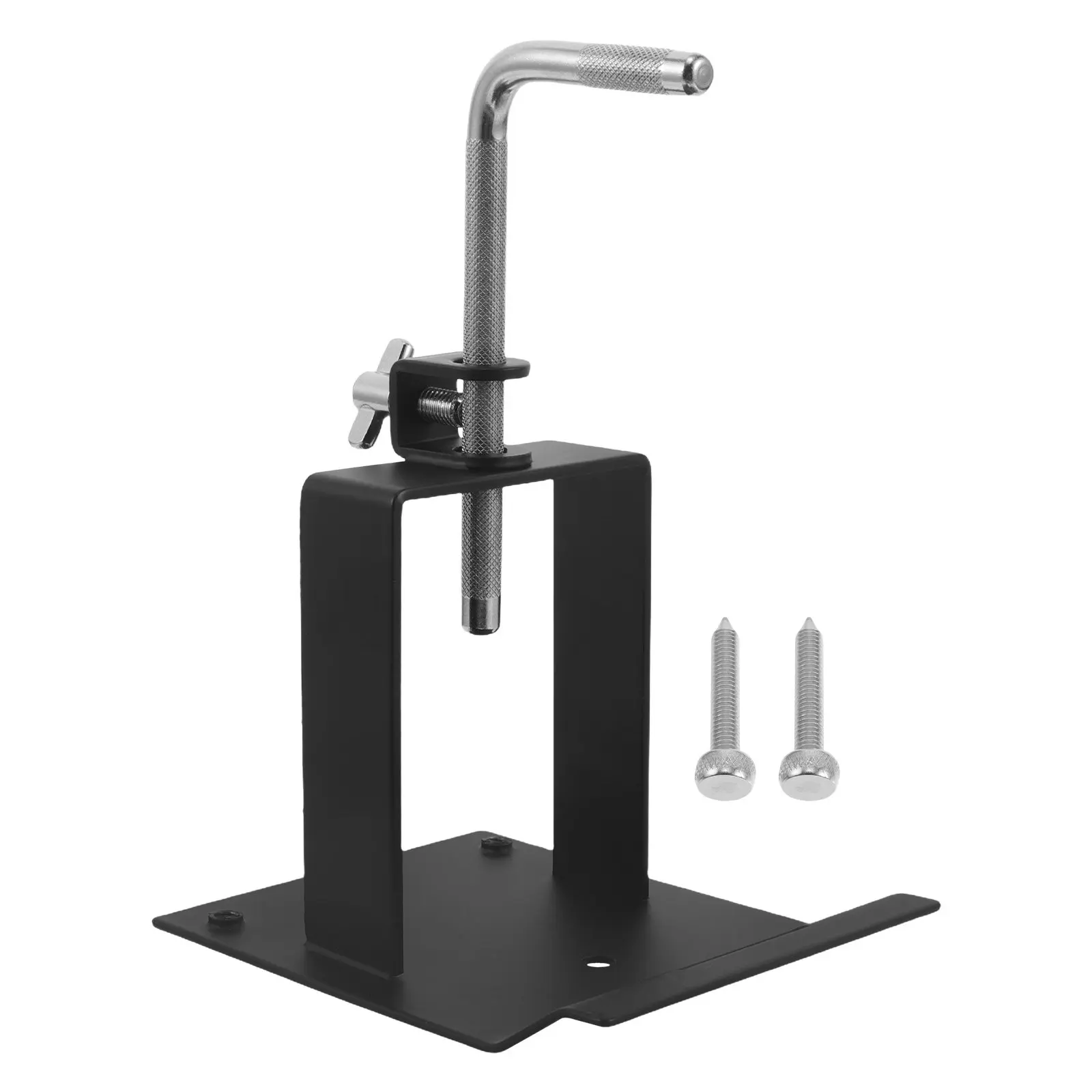 

1Set Heavy-Duty Steel Bent Arm Cowbell Mounting Holder for Drum Kits Jazz Percussion Jam Block Tambourine Drum Set Cowbell