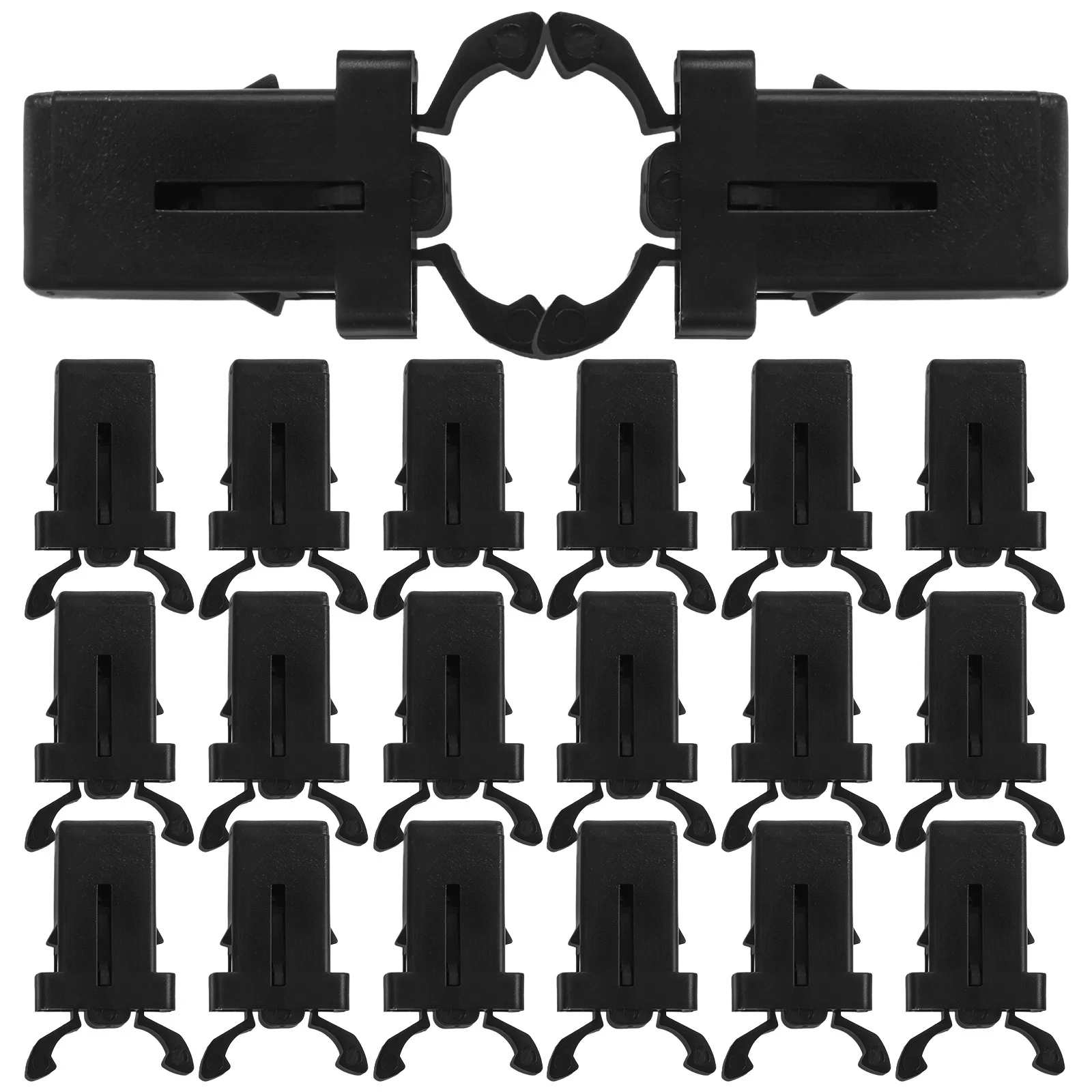 

20Pcs Self-Locking Switch Trash Can Push Button Lid Lock Replacement Easy Install White Bin Catch Repair Clip for Garbage Can