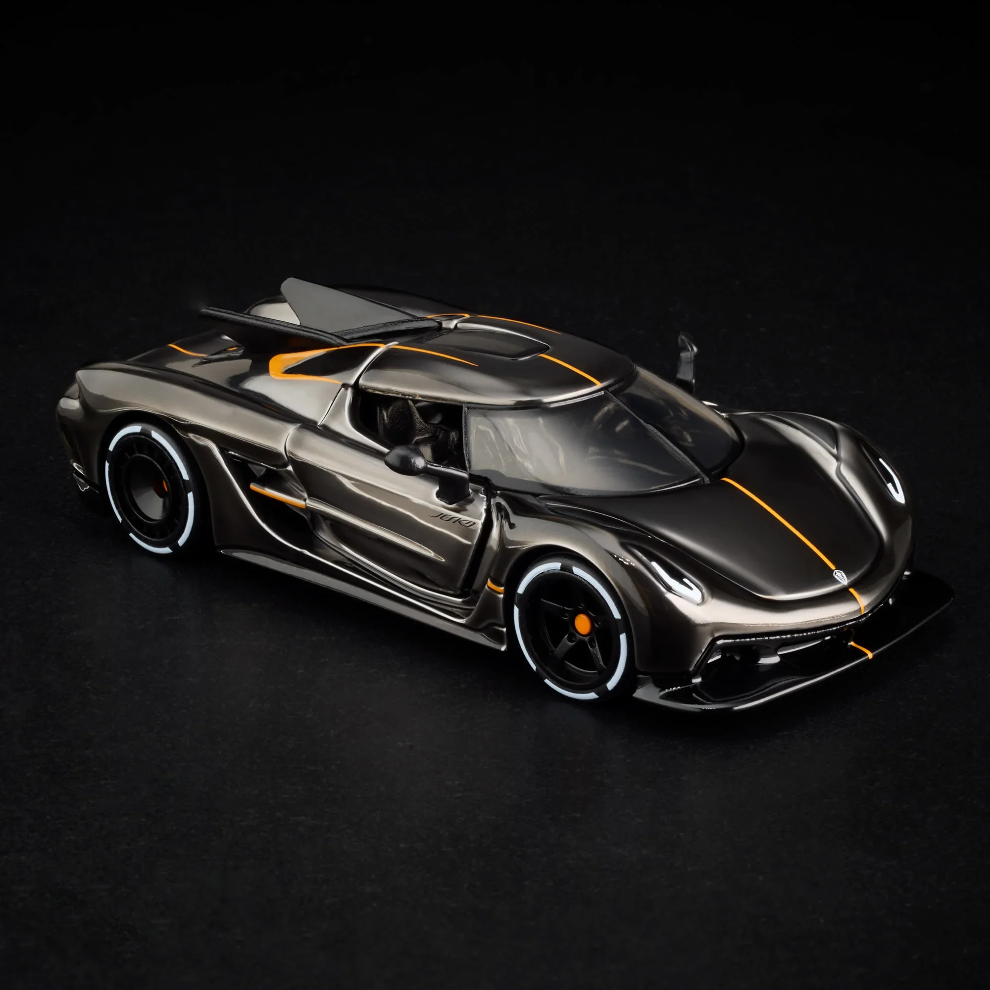 Hot Wheels RLC Collectors Koenigsegg Jesko Absolut 1:64 스케일 자동차 ZAMAC 풀 메탈 광택 블랙 섀시 다이캐스트 차량