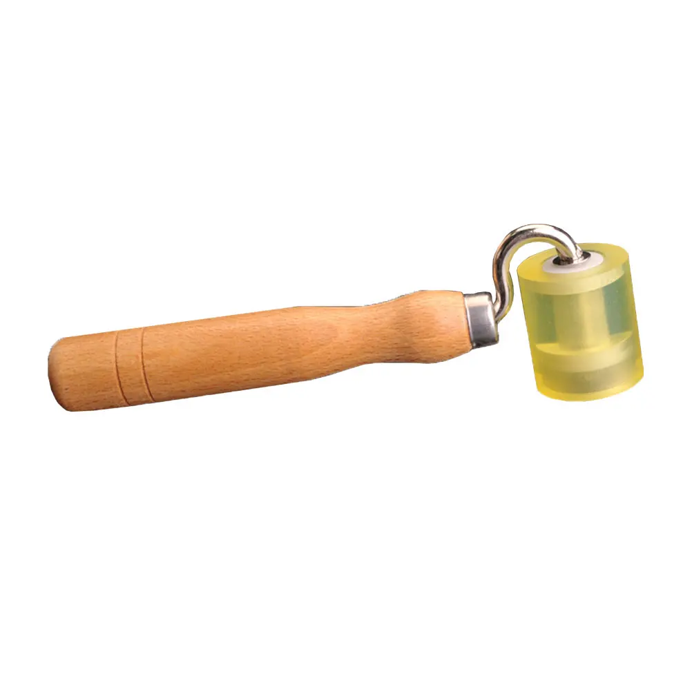 

Seam Flat Roller Wheel For Wallpaper Construction Tool, Wooden Pressure Wheel For Diy Home Wall Decoration, Non-Woven Fabric