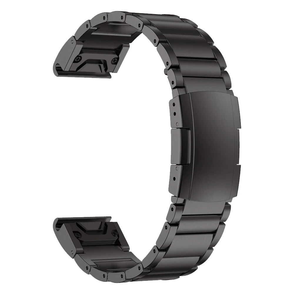 Imagem -03 - Pulseira de Substituição para Relógio Garmin Acessório Metálico Titânio Ideal para Modelos Er955 Solar Solar Quick Quick 22 mm