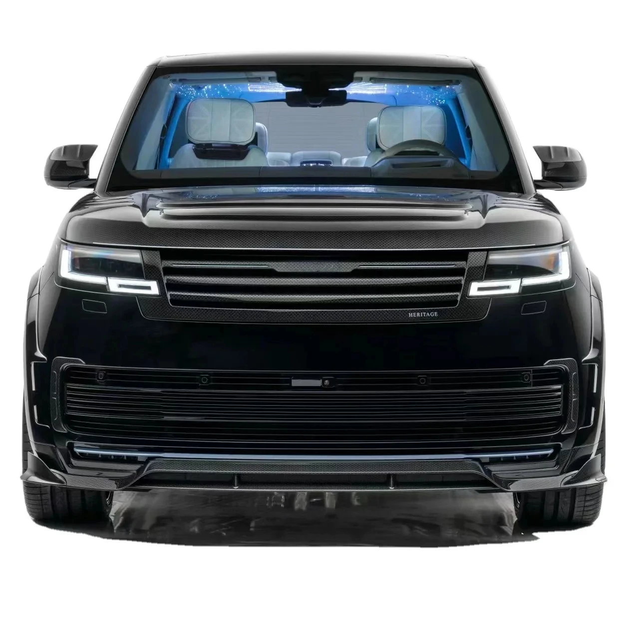 for Land Rover rangerover Carbon fiber body kit  MSY style   front lip diffuser Spoiler wide-body 