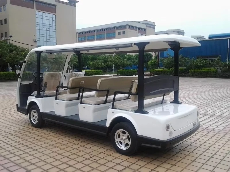 11 Passenger electric tourist car Sightseeing car ex-factory price Battery powered electric shuttle bus