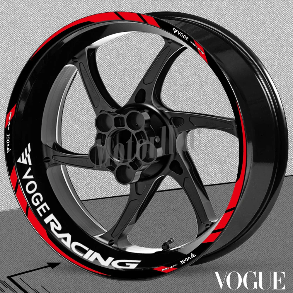 

For Voge 300/500/650DS 500AC GP200/500R Lx300ac Reflective Motorcycle Wheel Rim Sticker Stripe Decal Tape Accessories Waterproof