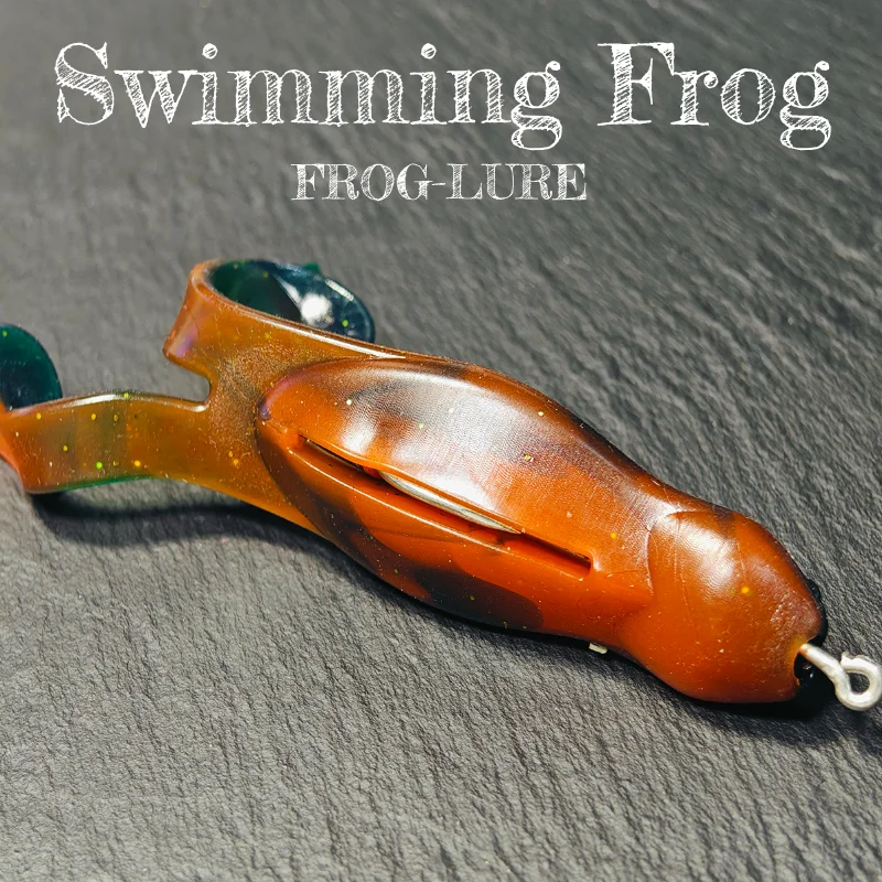 HAIMALUO Swimming Frog Baits Floating lure Fishing Lures Soft Baits Shad Worm Bass lure souple