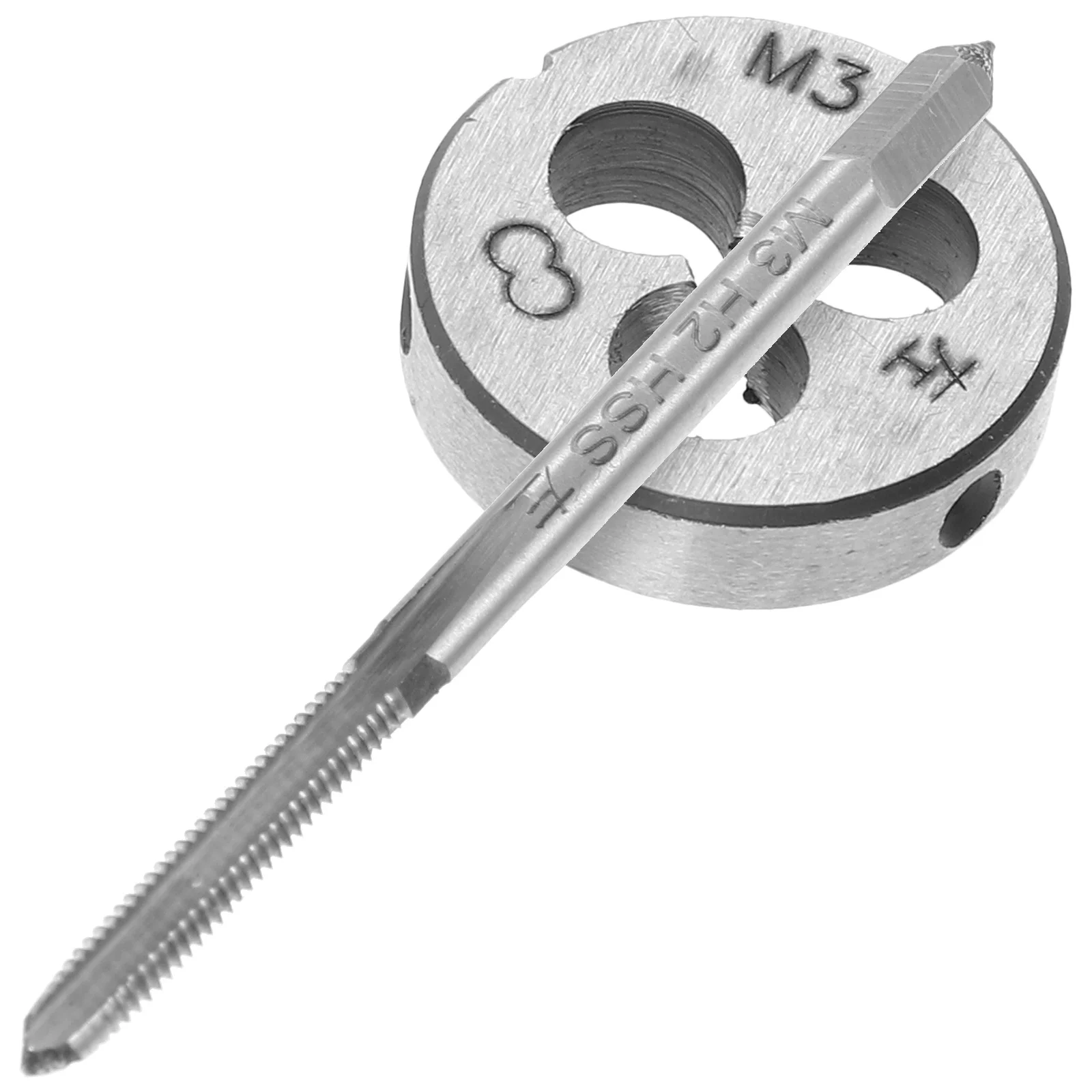 1Set Mano Sinistra Filettatura Rubinetto Die Set Filettatura Grossa Fine Kit di Strumenti di Rimozione in Metallo Custodia per Il Trasporto Strumento di Filettatura Rubinetto e Die Kit