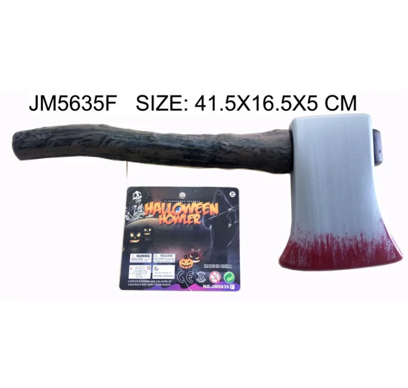 Axe Plastic Hoe Halloween Weapon Show Logging Tool Photography Cosplay Props Kids Gift