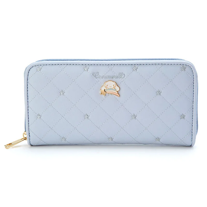 Hello Kitty PU Wallet Keychains Cinnamoroll Card Bag My Melody Woman Clutch Pouch Kuromi Folding Girl Coin Purse Holder Purse view 2