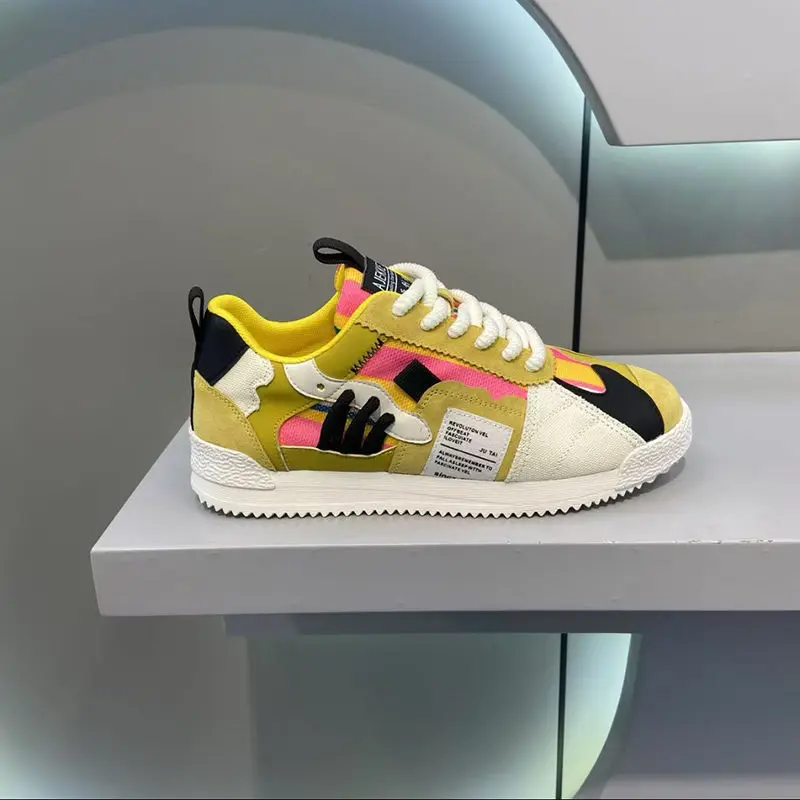 الكلاسيكية قماش الرجال أحذية رياضية غير رسمية موضة الذكور تنفس المشي أحذية رياضية خفيفة الوزن الانزلاق على الرجال أحذية التنس زوجين الشقق #4