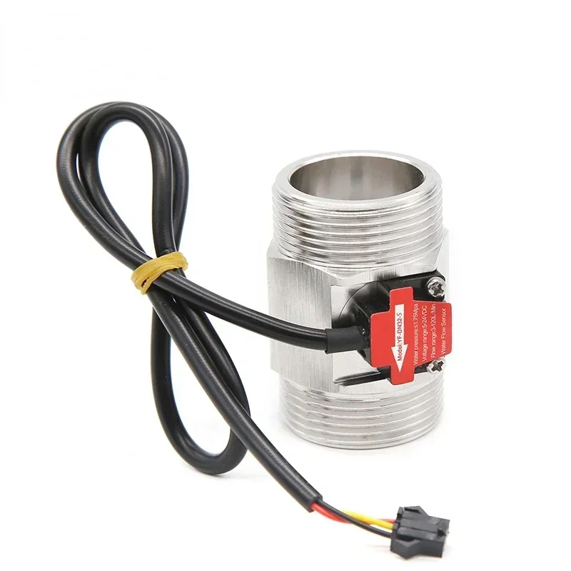 

Water Flow Sensor DN32 Stainless Steel Flowmeter Water Heater Farmland Irrigation Large Diameter 1.25-Inch PipeHot Sales Cheap A