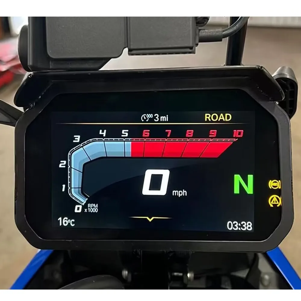 Para BMW R1300GS Trophy/TE 2023 2024 R 1300 GS cubierta de marco de medidor de aventura TFT protección antirrobo Protector de pantalla protector de instrumento