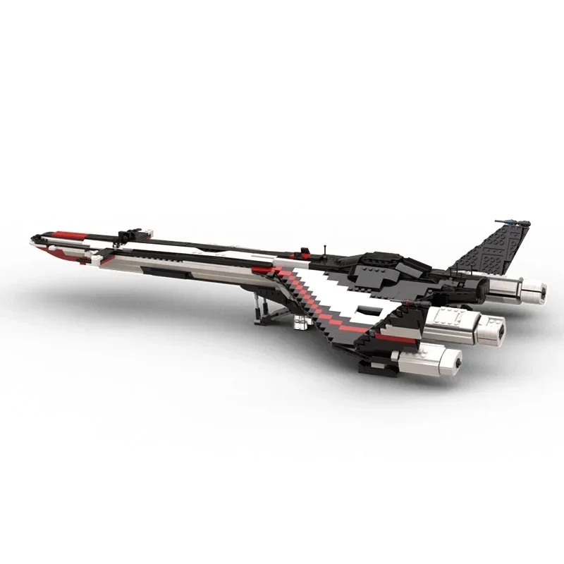 Serie espacial Mass Effect Fighter SR-1 Andromeda Starship bloques de construcción Normandía Tempest nave espacial modelo de ensamblaje juguete para regalo para niños