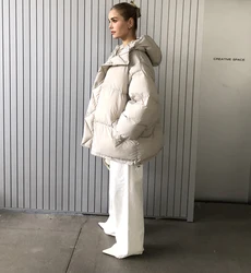 2024 mulheres jaqueta de inverno casaco elegante grosso quente fluff parka feminino à prova de água casaco novo quente