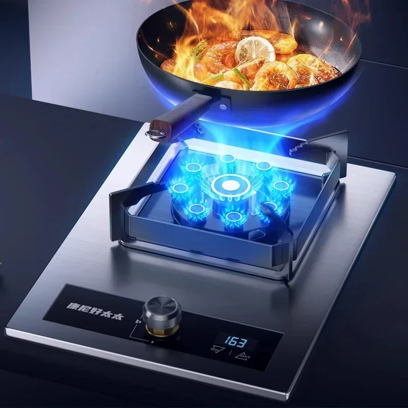 Ideal for Home: Single-Head Fierce Fire Timing Gas Stove, Desktop/Embedded, Liquefied Gas & Natural Gas