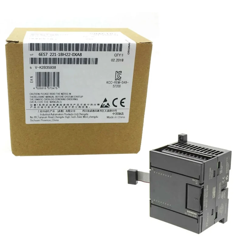 

EM221 6ES7 221-1BH22-0XA8 16Input 24V Digital Module Suitable Simens S7-200 PLC