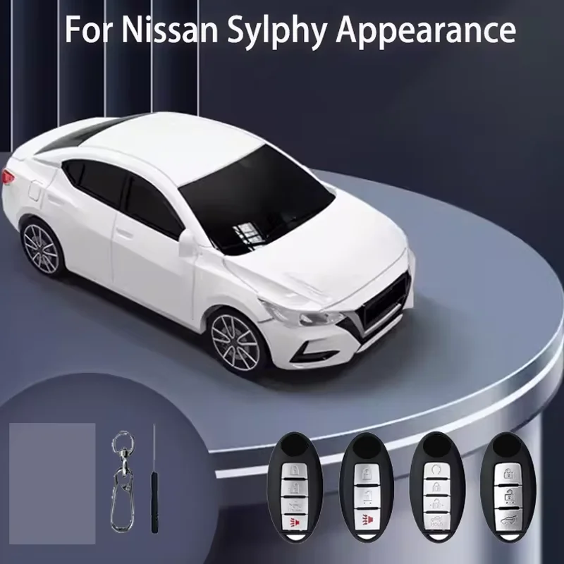 

Для Nissan Sylphy модель автомобиля брелок для Versa Maxima Altima Rogue Armada Sentra Murano 3 4 брелок аксессуары