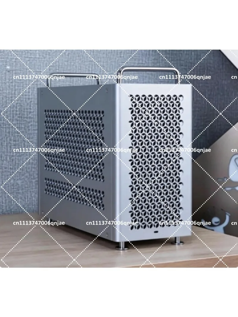 B2 Pro All-Aluminum MATX Case Compact Chassis Matte Finish Handle Supports ATX SFX PSU 240mm Radiator