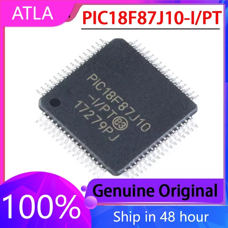 

2PCS Original PIC18F87J10-I/PT PIC18F87J10 TQFP80 MCU Microcontroller Chip