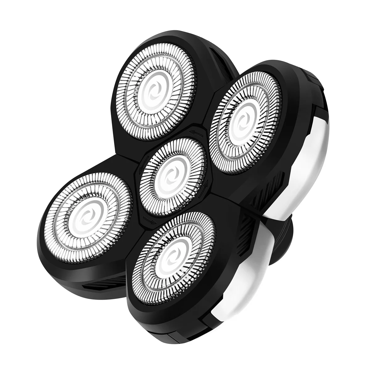 Teste di ricambio per rasoi elettrici 5D Teste di lame di rasoio Calde per lame di ricambio Rasoi per testa calva per uomo (Grigio)