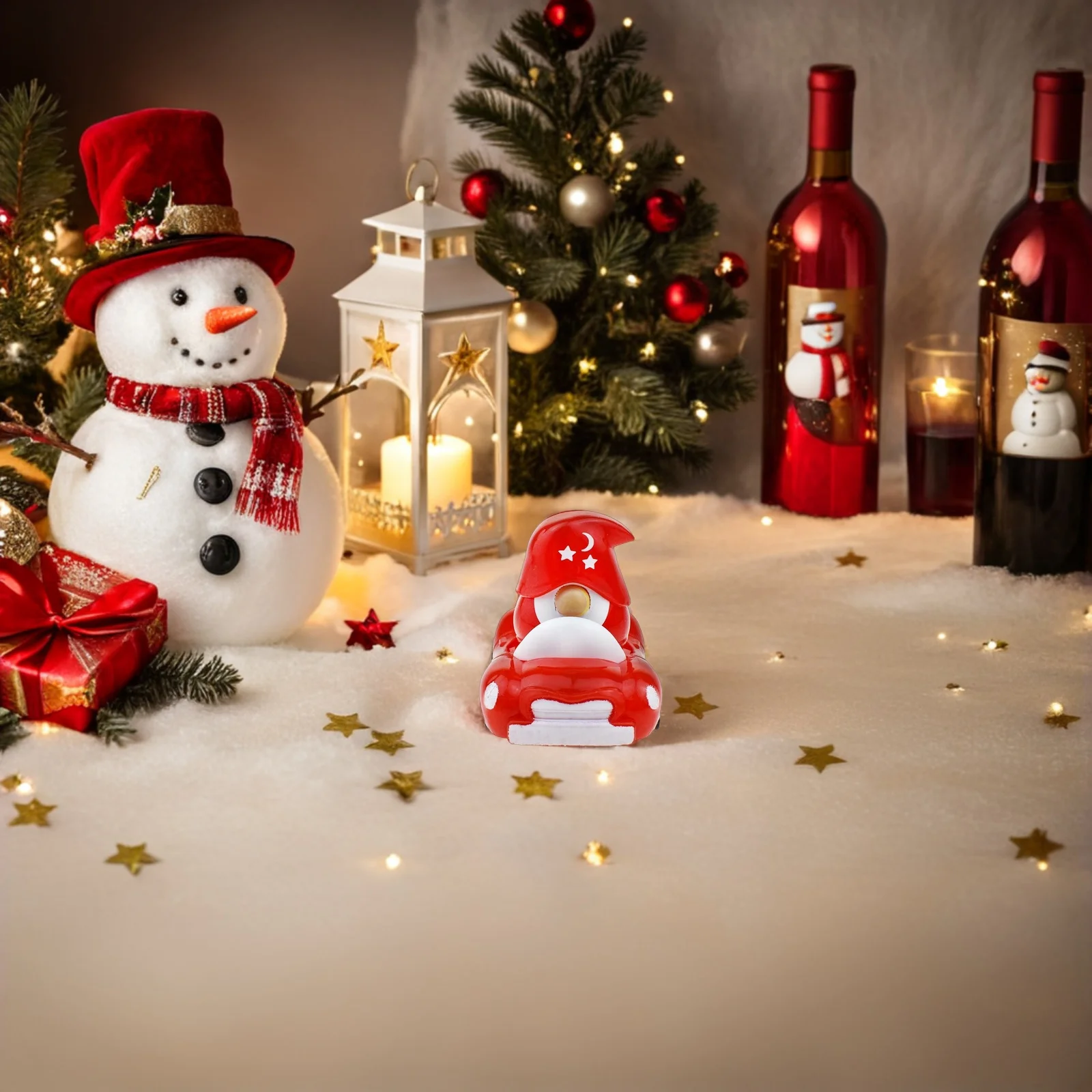 

6Pcs Festive Christmas Pull Back Cars Santa Claus Reindeer Design No Needed Mini Racing Vehicles for Kids Stocking