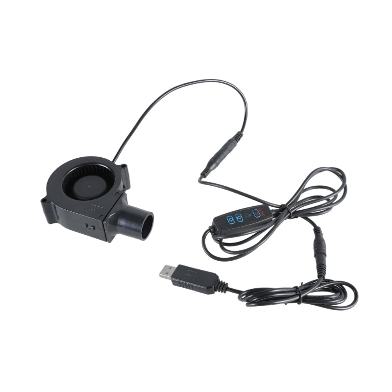 ipiip دورة في الدقيقة USB مروحة للشواء الطبخ سرعة تعديل منفاخ الهواء 280 سم كابل