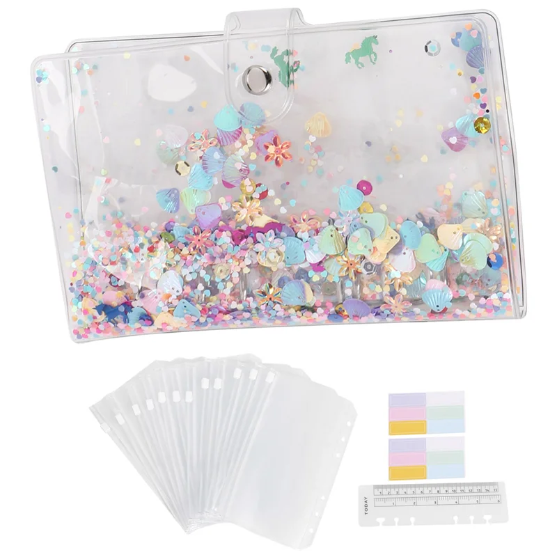 Optimal A6 Binder,Budget Binder,Used For Budgeting,Budget Planning Notepad, Cash Envelope Binder, Pink With Budget Envelope