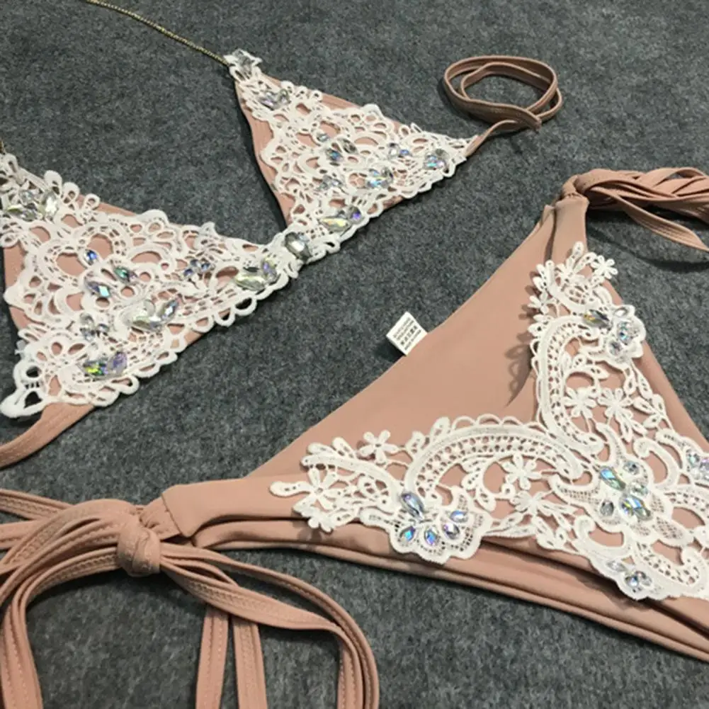 1 zestaw strój kąpielowy Bikini Super odporną na miękkie ubrania nylonową zestaw Bikini letnią odzież plażową dla kobiet