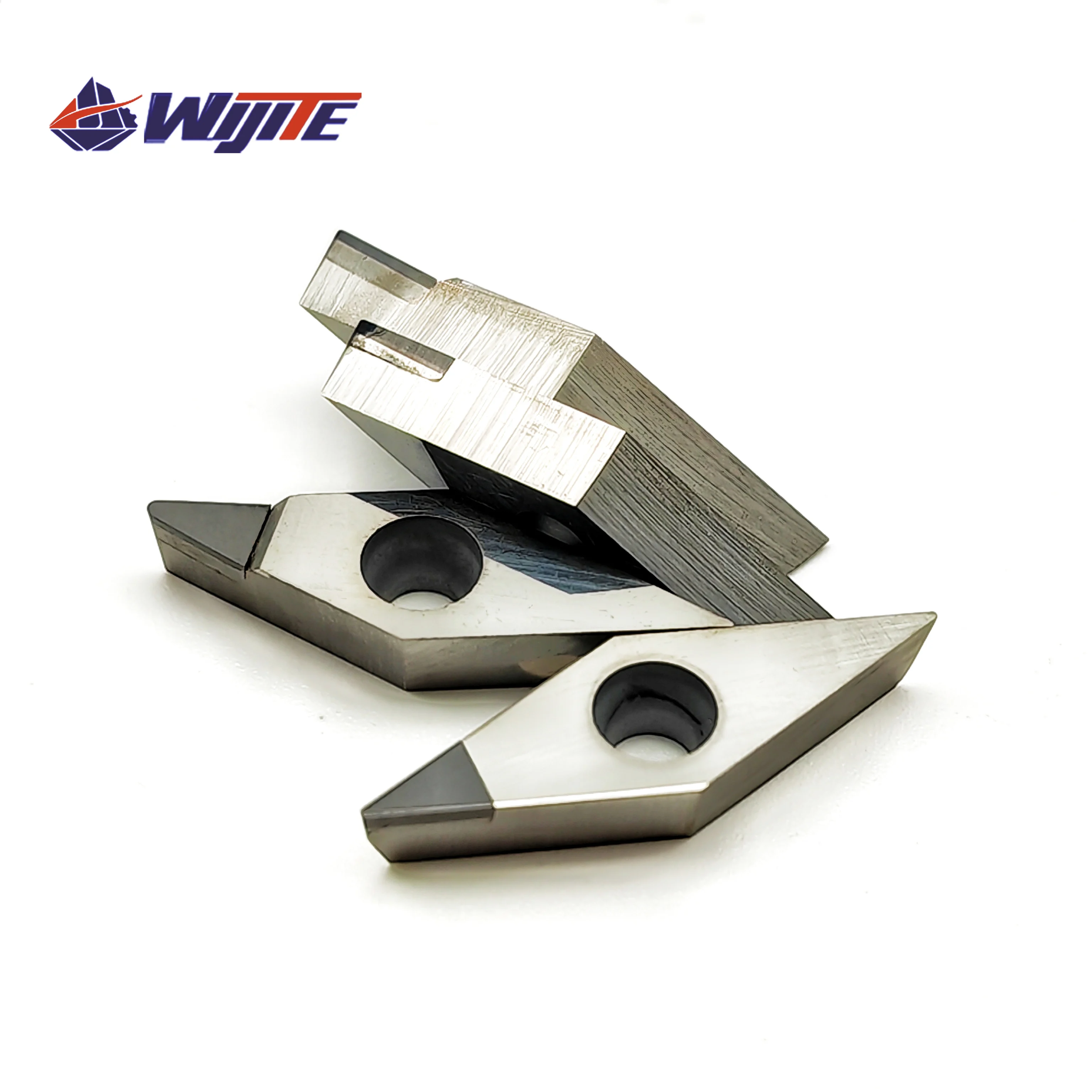 PCD VCMT110302 VCMT110304 VCGT110302 VCGT110304 is used for aluminum copper CBN turning tool machining hard steel and cast iron