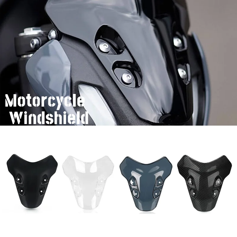 2021 2022 2023 2024 For YAMAHA MT-07 MT07 MT 07 Motorcycle Accessories Windshield Windscreen Windproof Wind Screen Deflector New