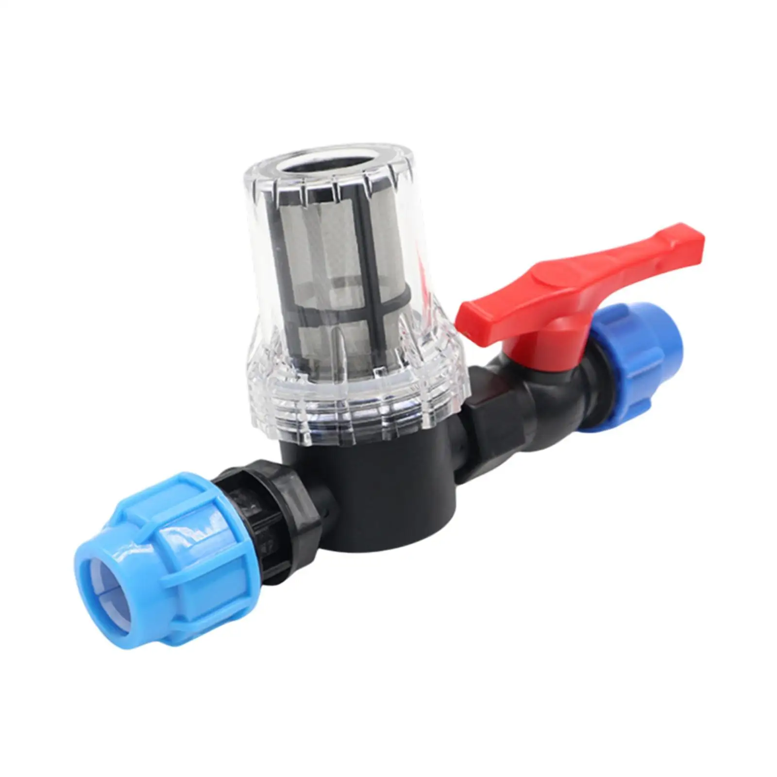 Filter Valves Adapter Drip Irrigation Valve Garden Irrigation System Quick Connect Easy Carrying Pipe Fitting for Lawn Farm