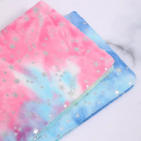 Lyxig anteckningsbok med tonade plyschstjärnor, A5 studentkalender, dagsplan, perfekt värdefull present, belöning, 1 st. 8 best sales fluffig anteckningsbok - №7