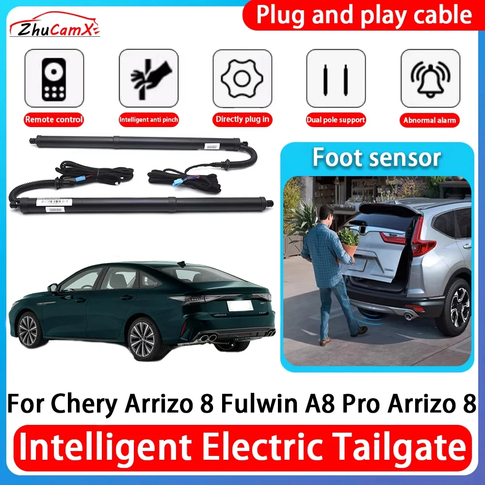 

ZhuCamX Car Power Trunk Electric Suction Tailgate Intelligent Tail Gate Lift Strut For Chery Arrizo 8 Fulwin A8 Pro Arrizo 8