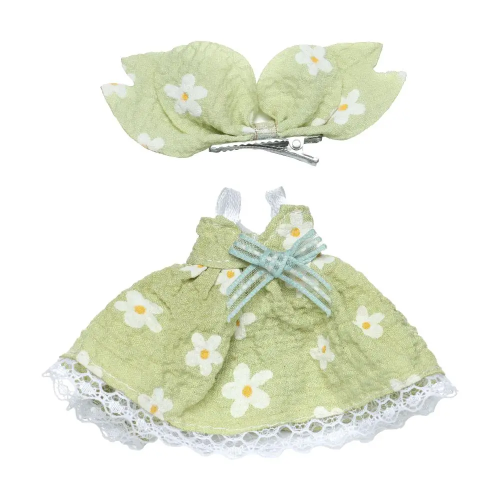 Supplies Sewing Fabric Summer  Clothes  Lace Skirt 16~17cm Dolls Dress
