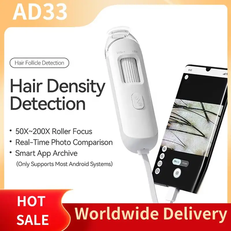 2025 Newscalp Camera Detection Professional Facial Skin Analyzer Machine Digital Microscope Pore Magnifier