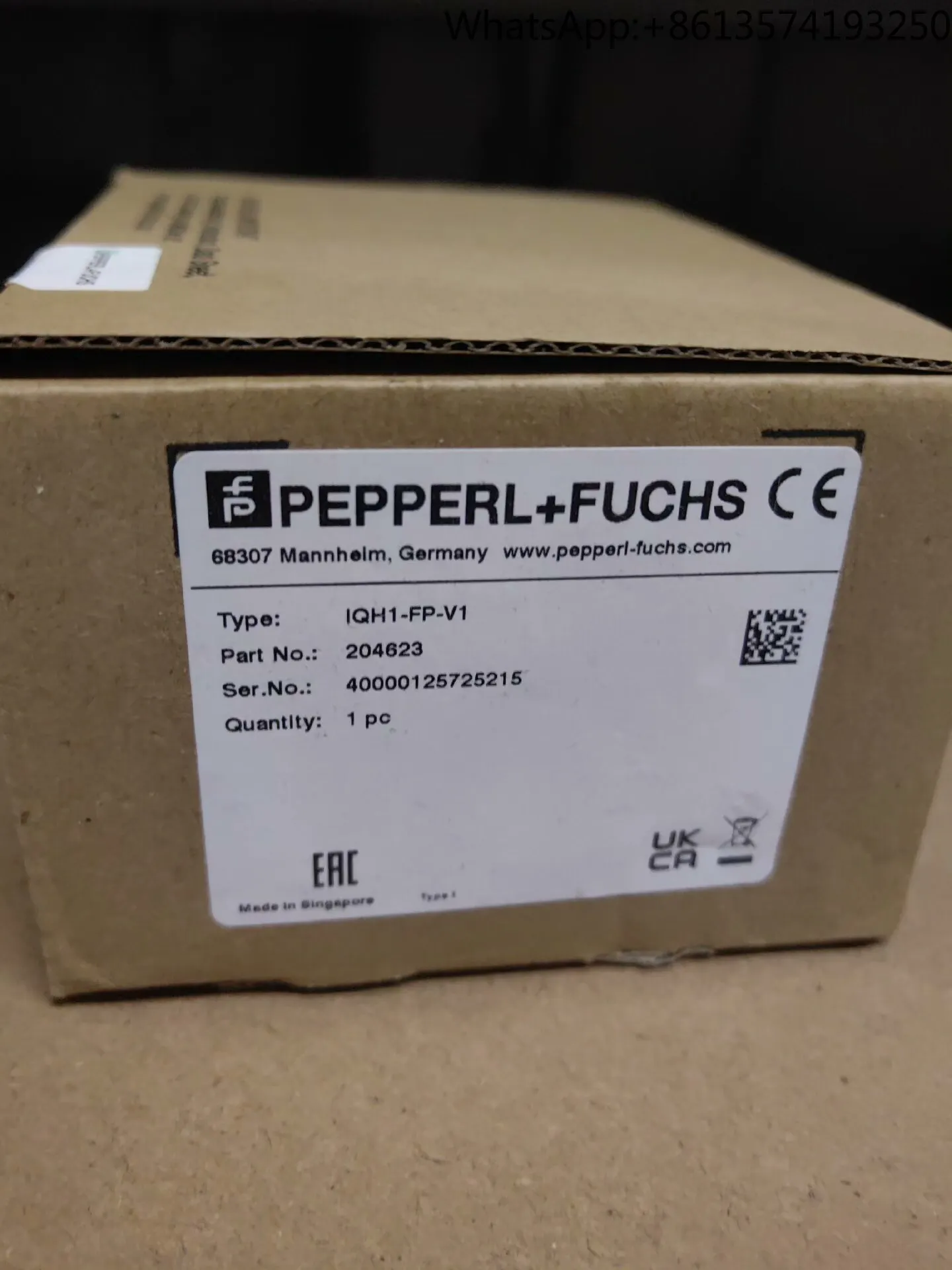 

Pepperl + Fuchs IQH1-FP-V1in stock