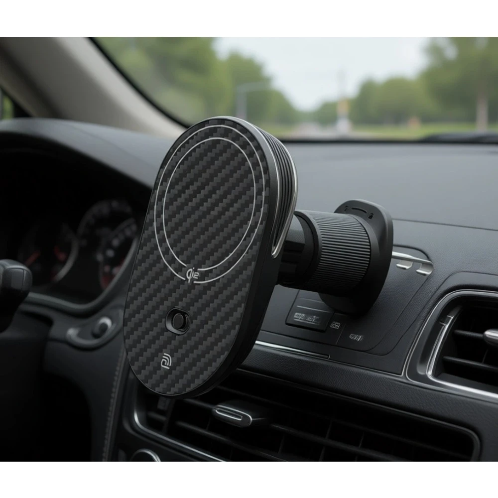 

Qi2 15W Magnetic Car Phone Holder with NFC for iPhone 17 16 15 14 13 Series Air Vent Mount