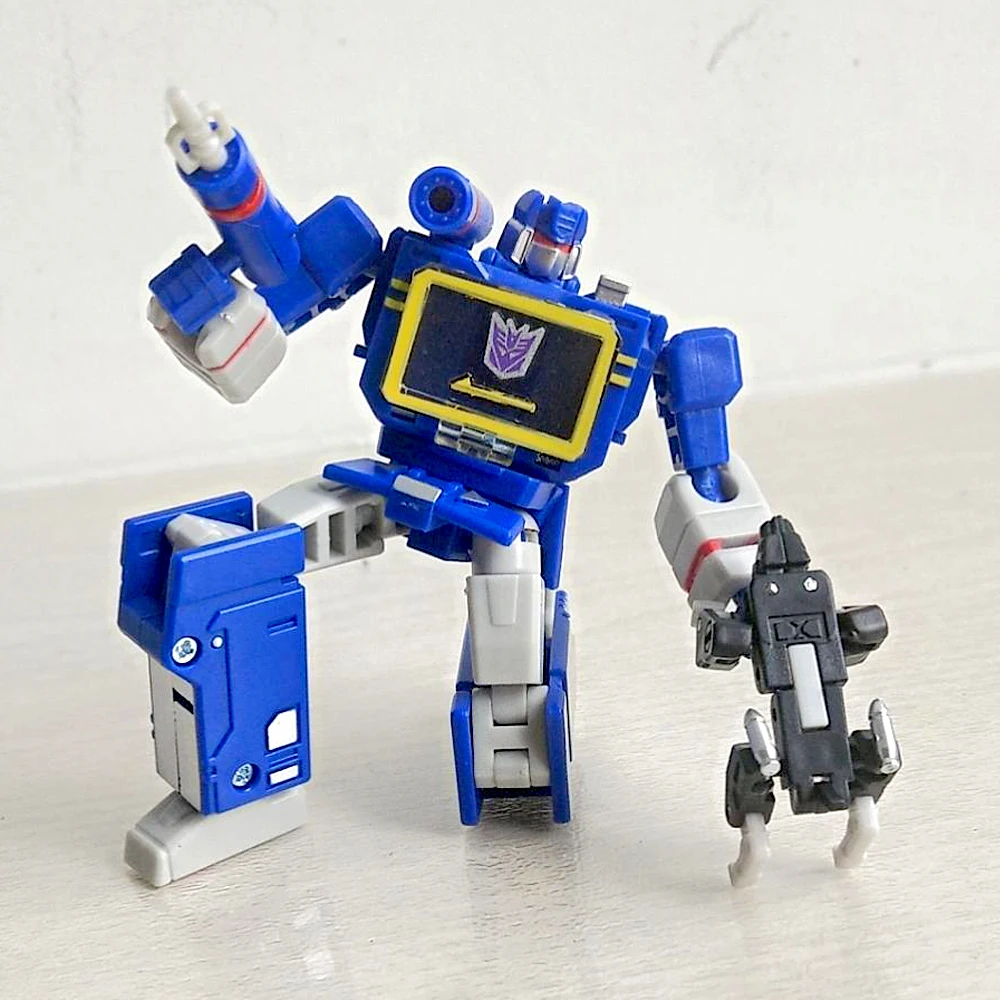 IN STOCK Mini PT04 Soundwave Transformation Toys 3 Tape DX9 8803 Bumblebe SS87 Car Action Figure Deformation Robot Anime Model