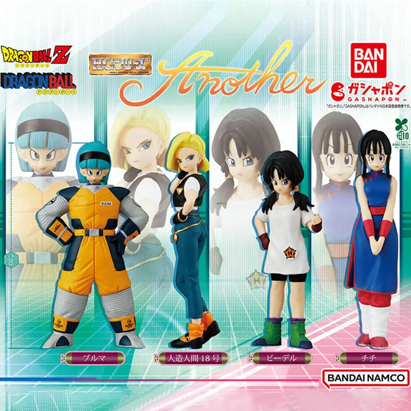 

Bandai Dragon Ball Z HG Series Another Gashapon Anime Figures Bulma Android 18 Videl ChiChi Collectible Statue Desktop Decor